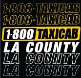 1-800-TAXICAB LA County Banner