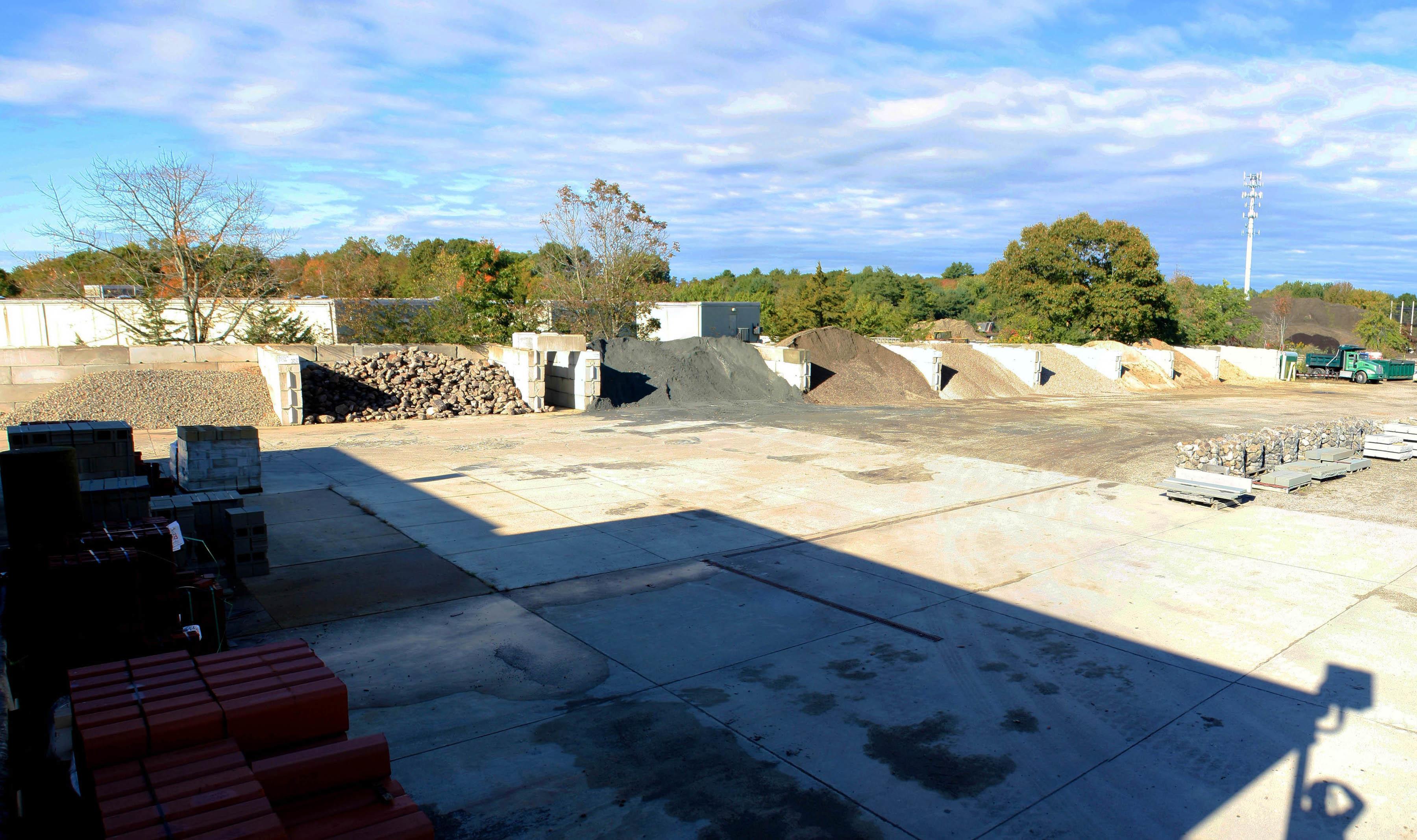 Stone, Sand, and Aggregate Bins