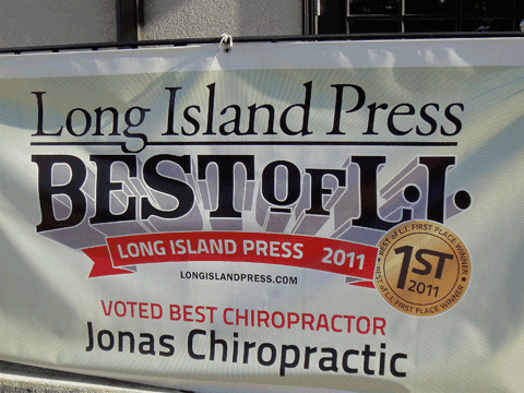 Jonas Chiropractic 1st place Winner of Best of Lon Island