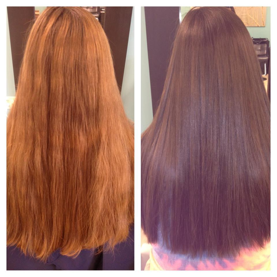 BEFORE &AFTER COLOR AND HAIR CUT BY SARAHY