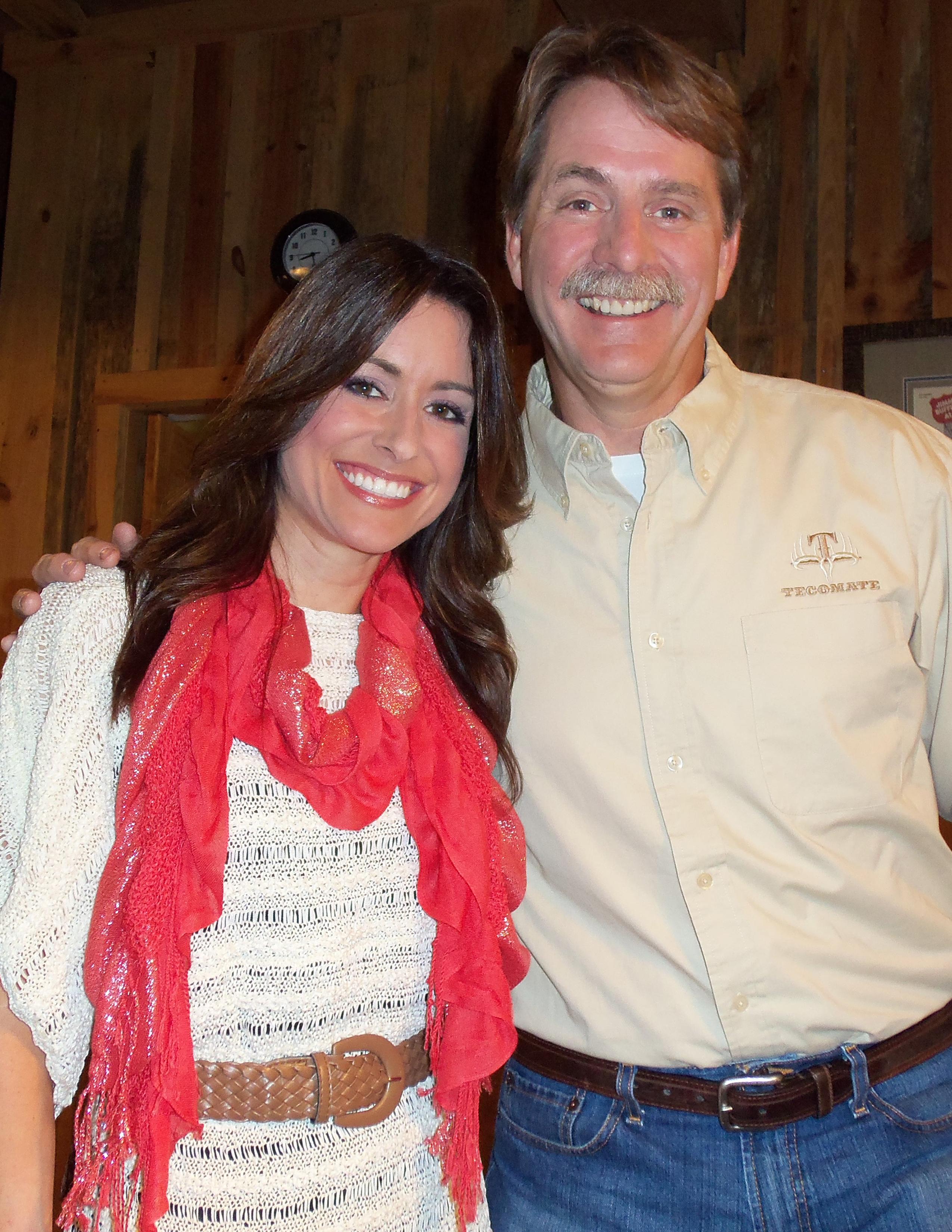 Celebrity Makeup Artist, Meredith Boyd with client Jeff Foxworthy