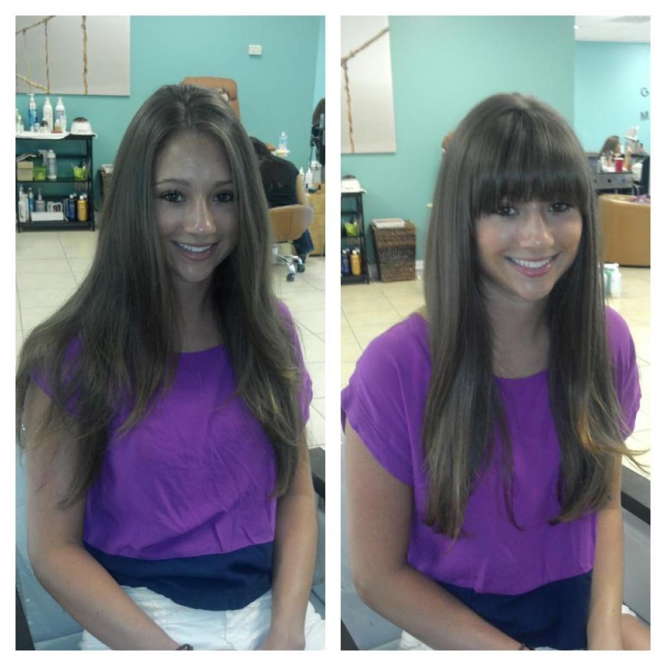 BEFORE &AFTER COLOR AND HAIR CUT BY SARAHY