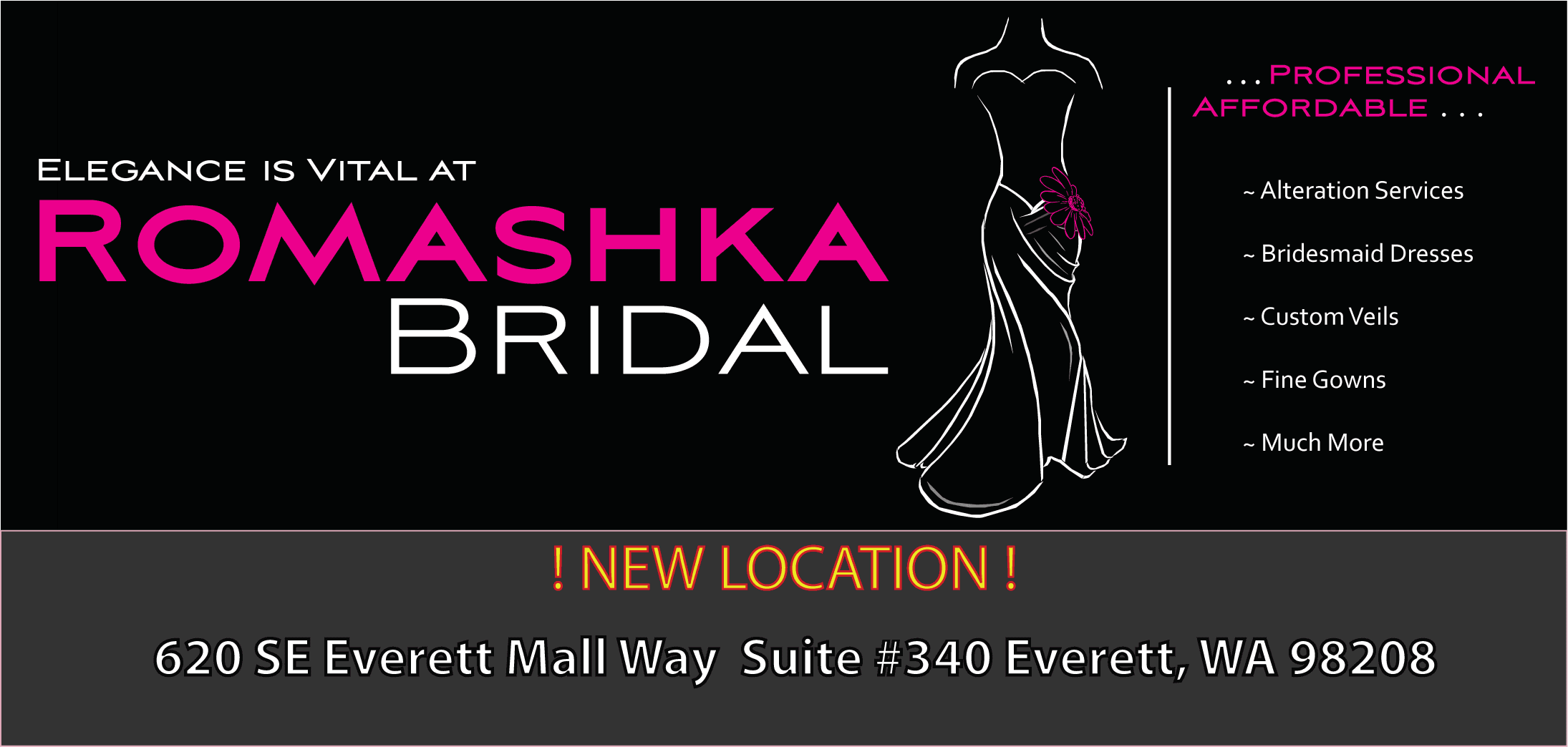 Romashka Bridal New Location