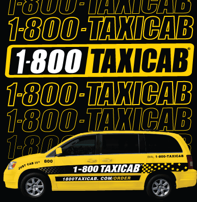 1-800-TAXICAB LA County Van - Side