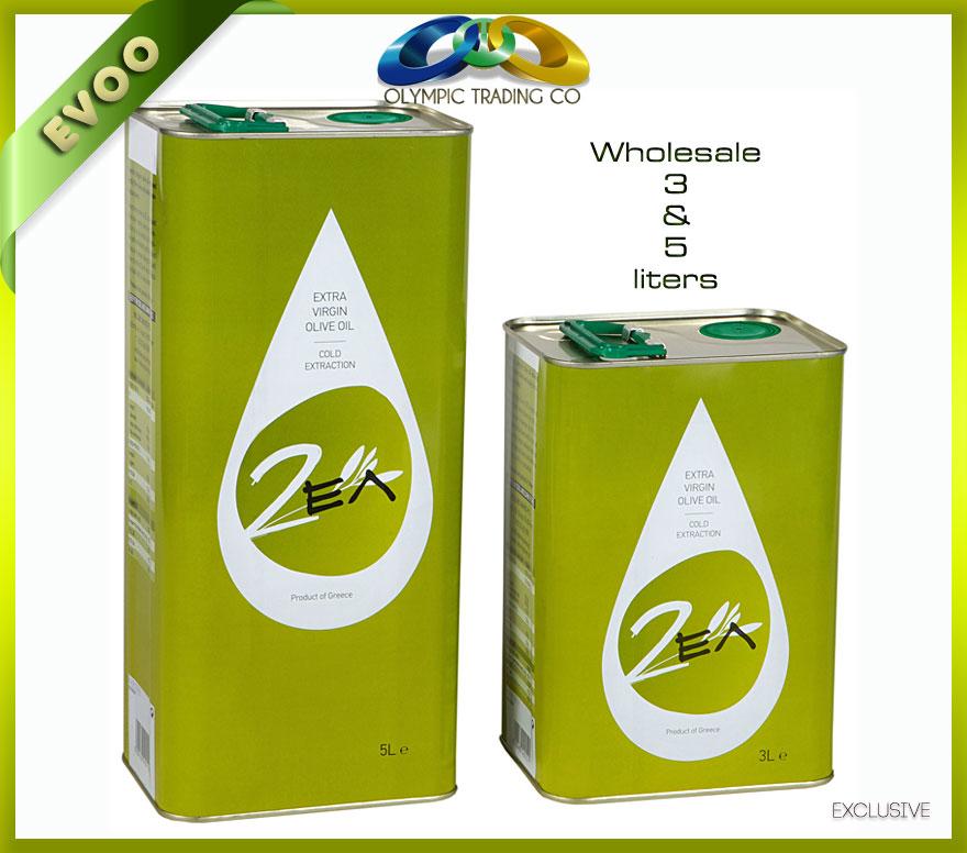 Evoo 2EL wholesale 3-lt and 5 lt tins