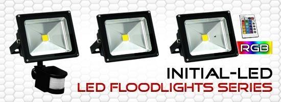 Dimmable LED floodlights