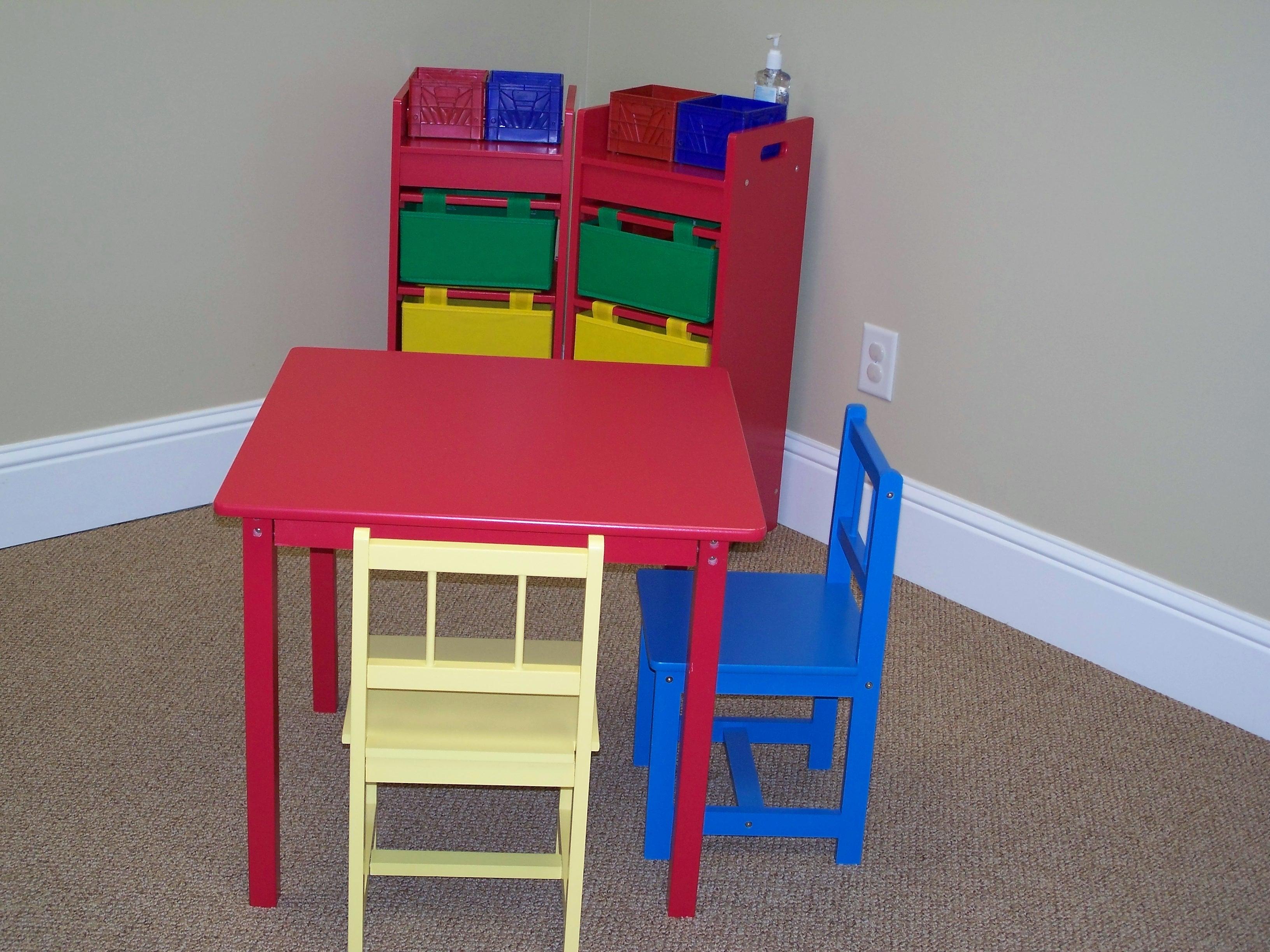 Comfortable speech therapy rooms