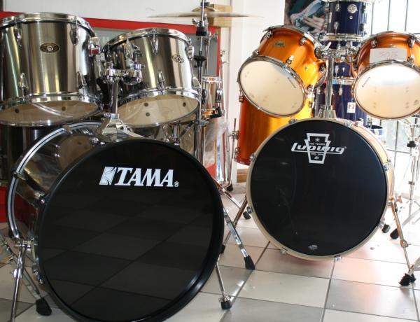 Jupiter Music Store has drums and drum kits