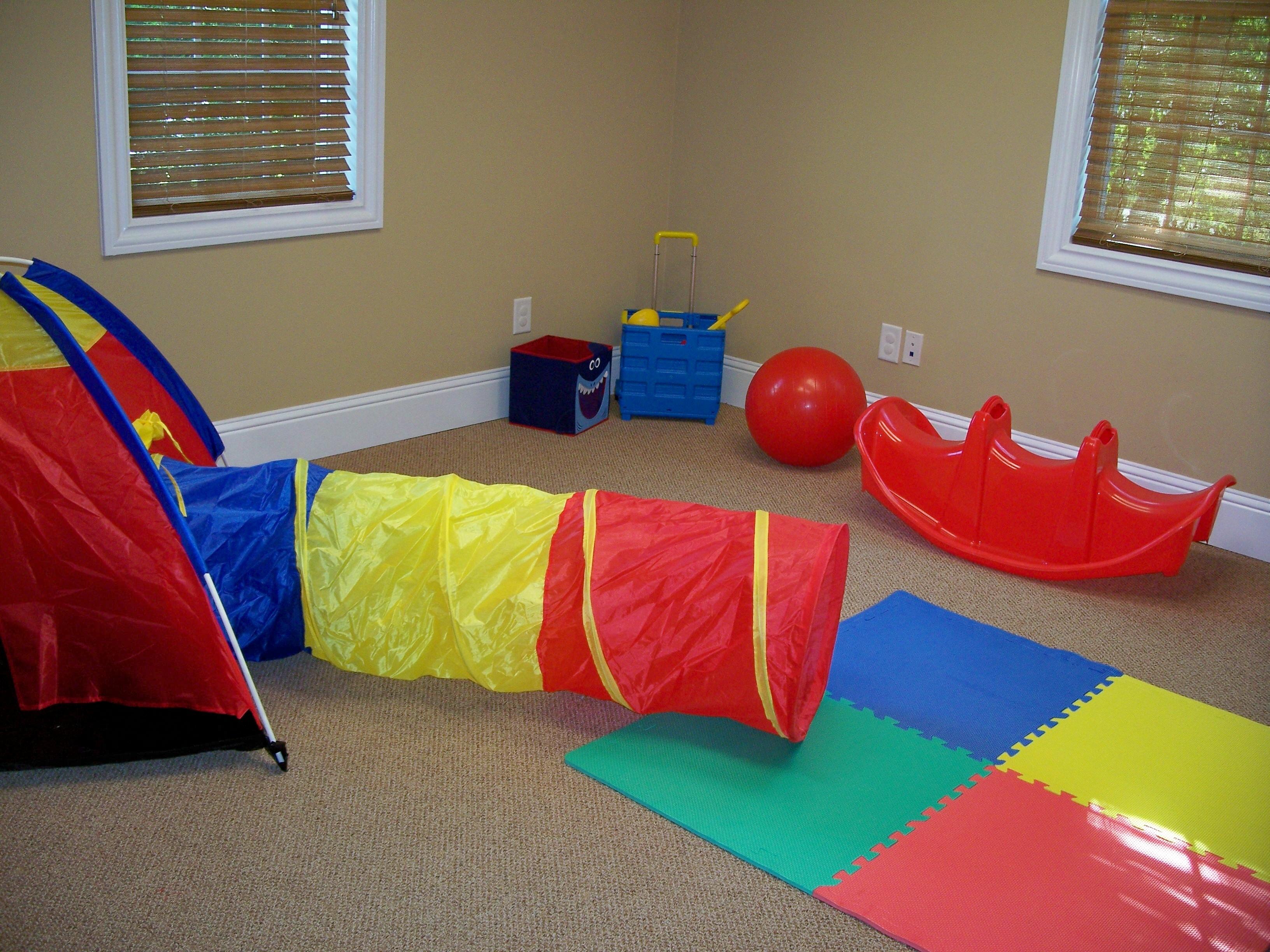 Activity room for language intervention