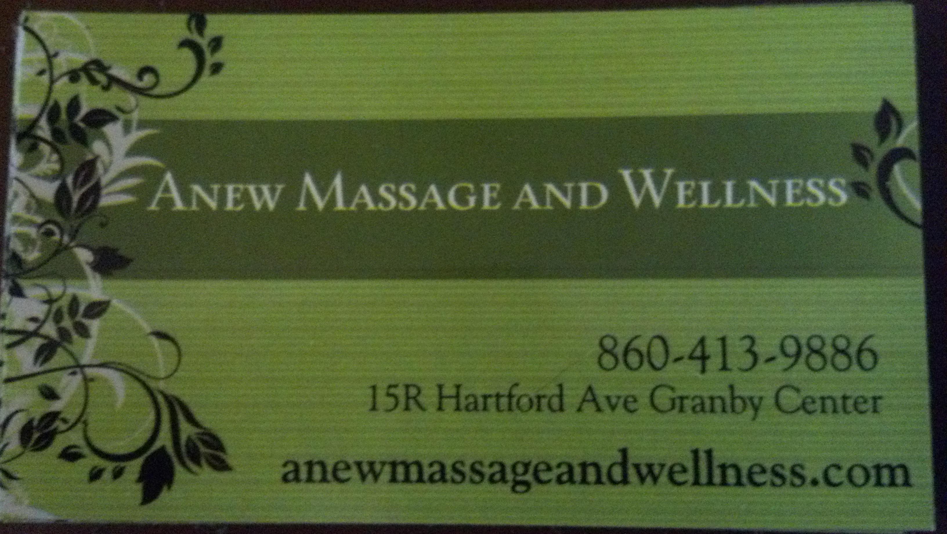 Anew Massage and Wellness