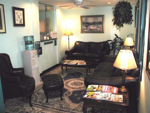 Our comfortable reception area