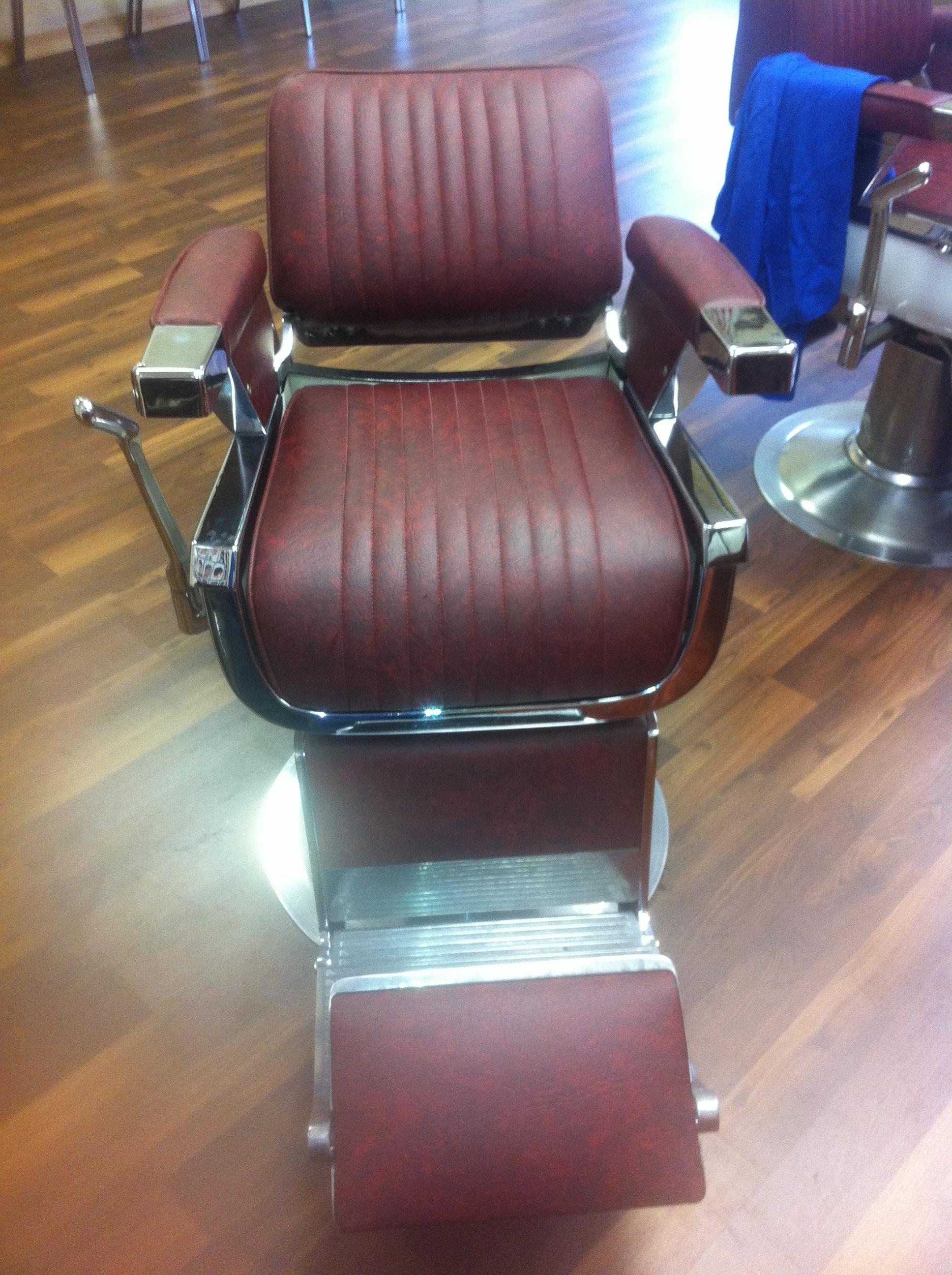 your throne awaits you!! 60 year old Belmont barber chair