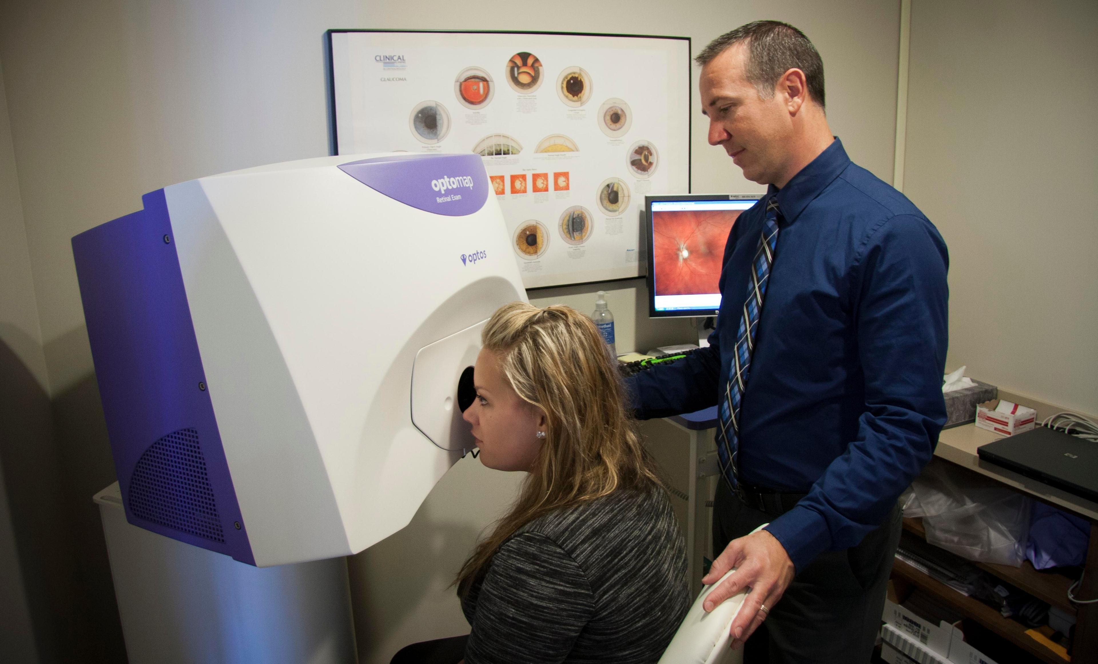 Optomap Retinal Exam