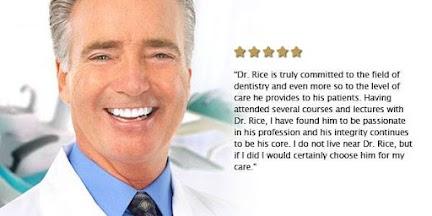 Dr. Rice is preferred by other dentists for their dental work, too!