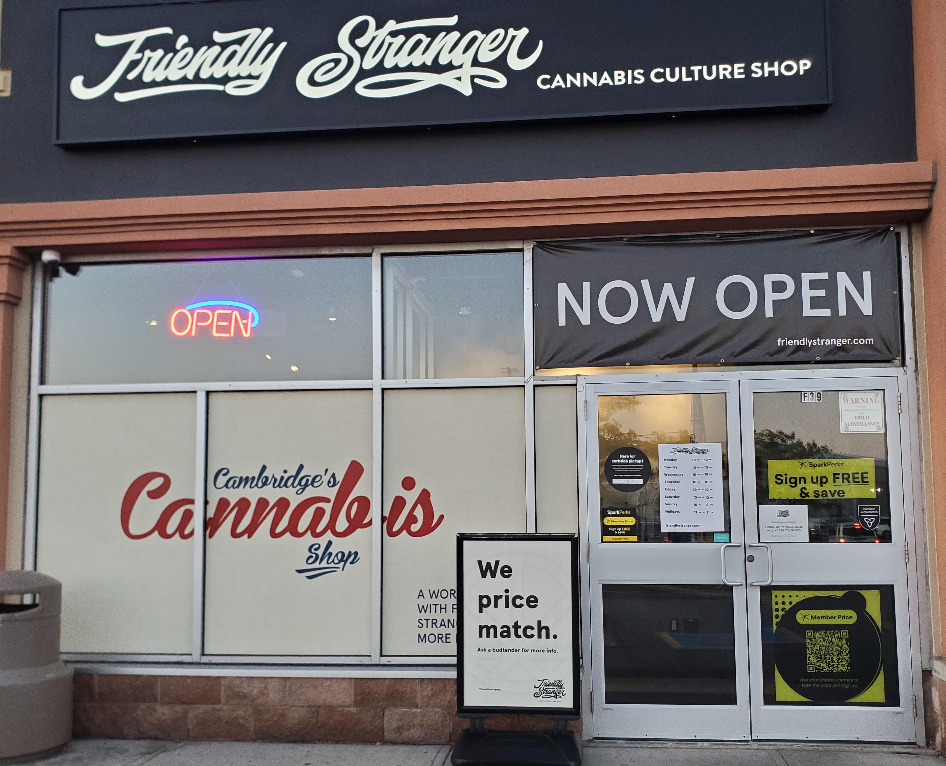 Friendly Stranger | Cambridge Franklin Blvd | Cannabis Store