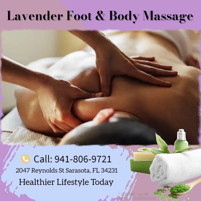 Lavender Foot and Body Massage