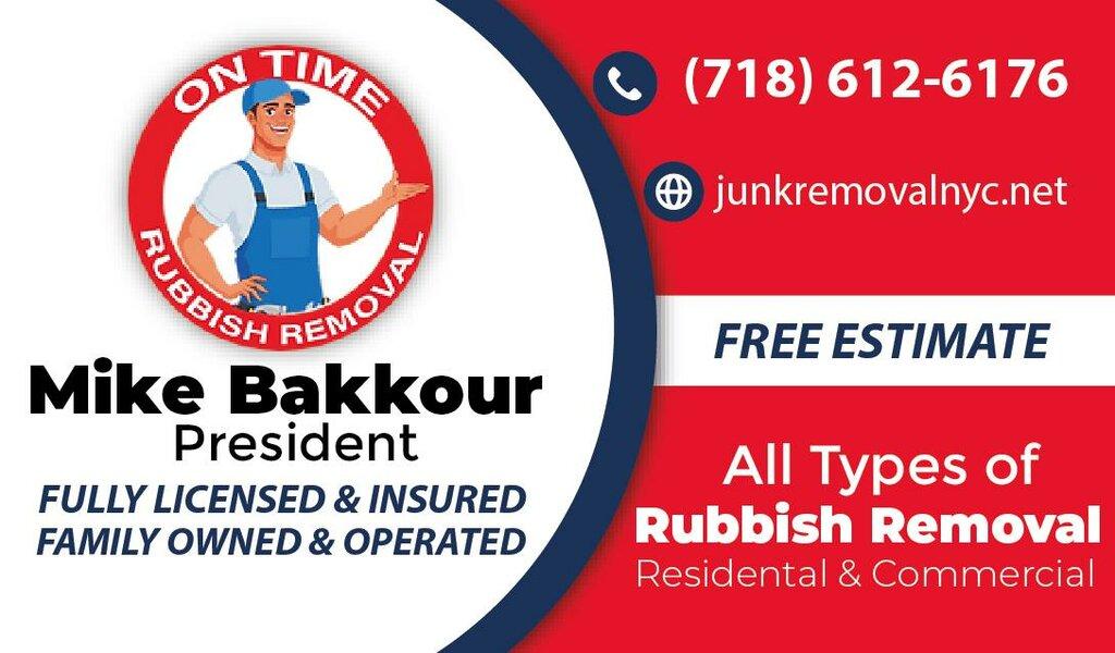 On Time Rubbish Removal Corp