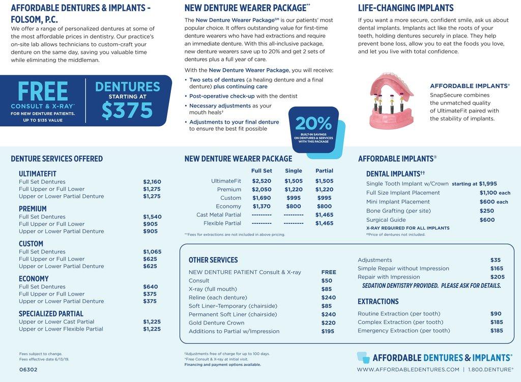 Affordable Dentures & Implants