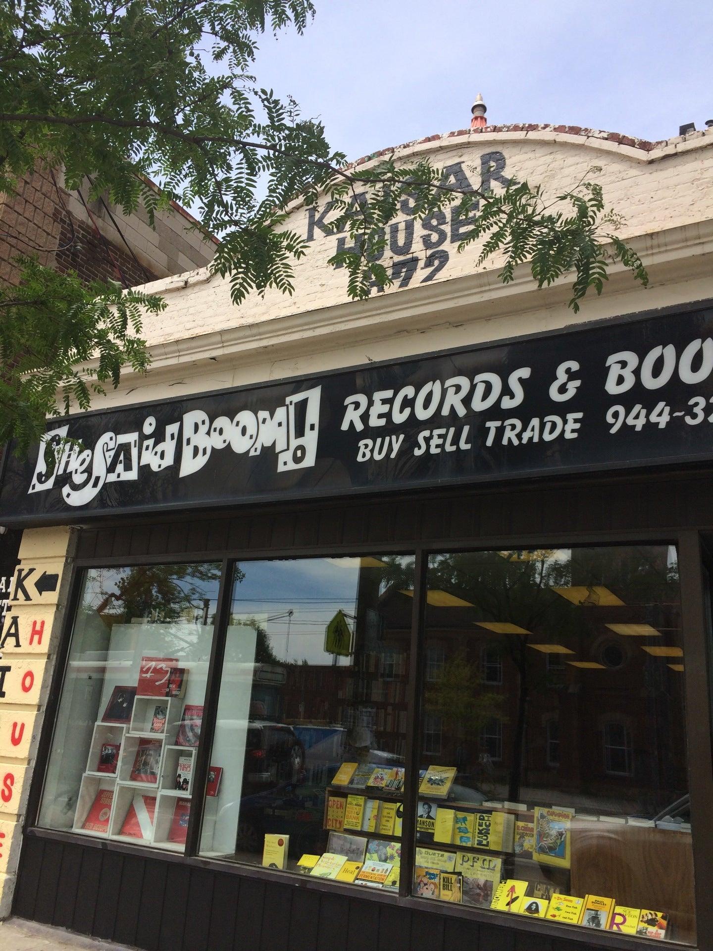 She Said Boom Records & Books