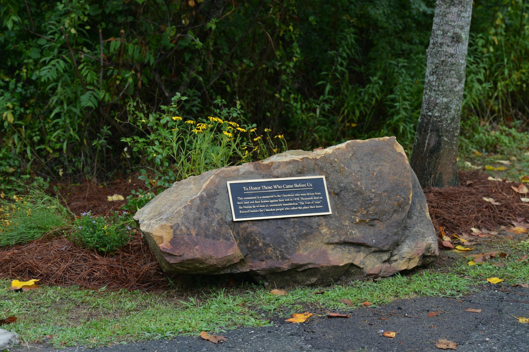 Roswell Cherokee Memorial