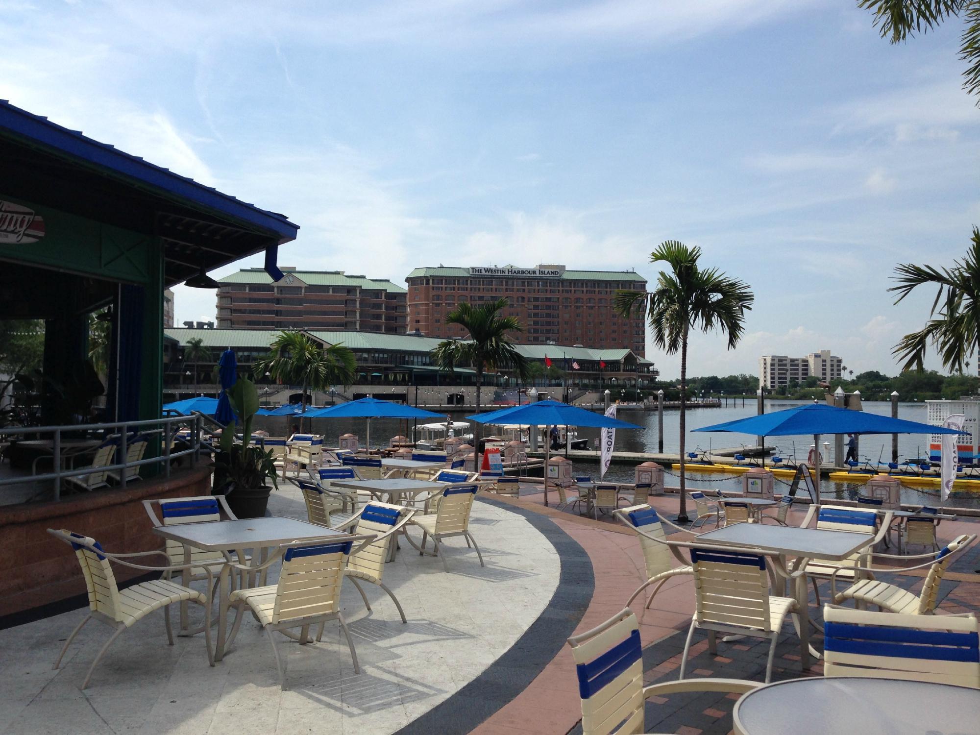 The Sail Pavilion on the Riverwalk