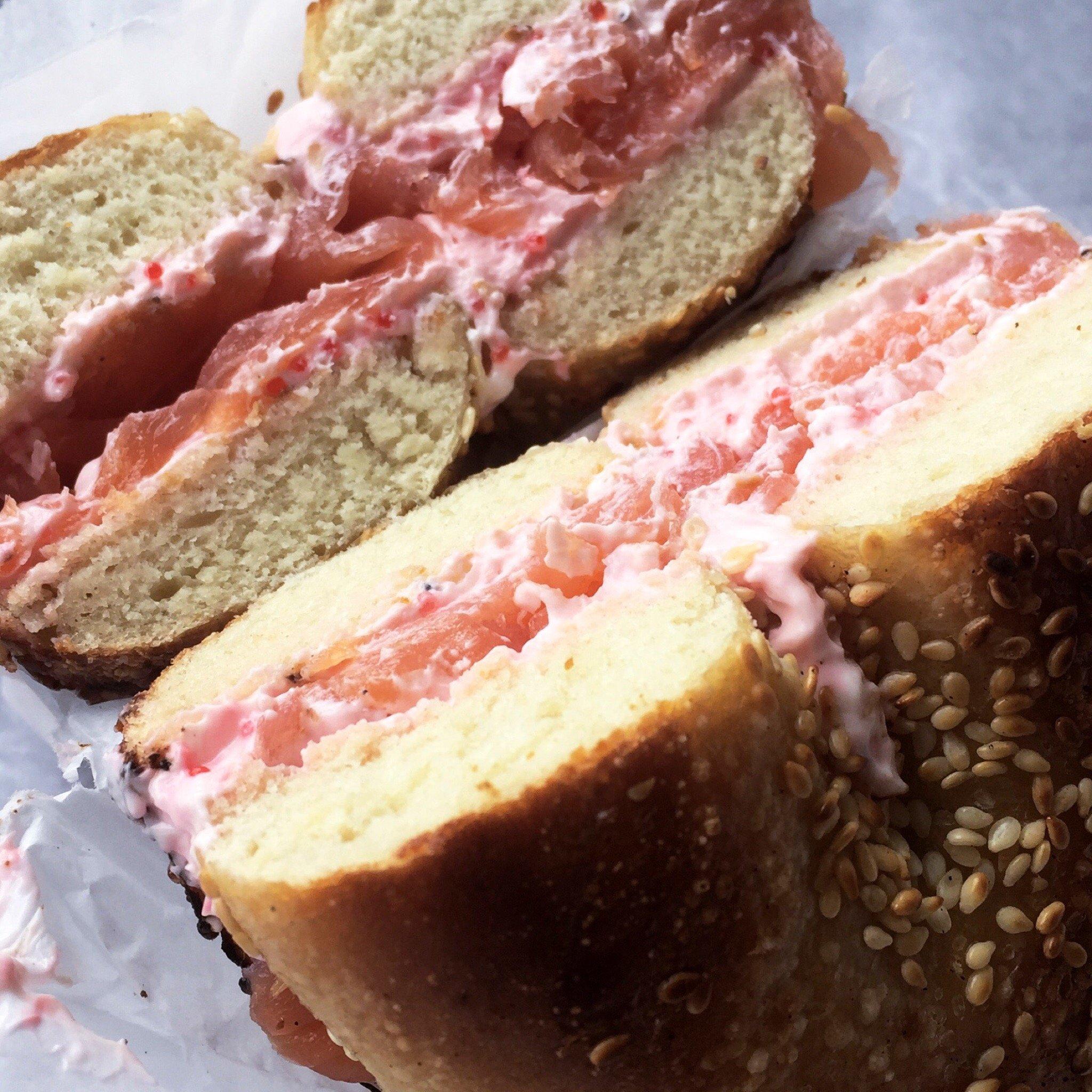 Black Seed Bagels At Hudson Eats