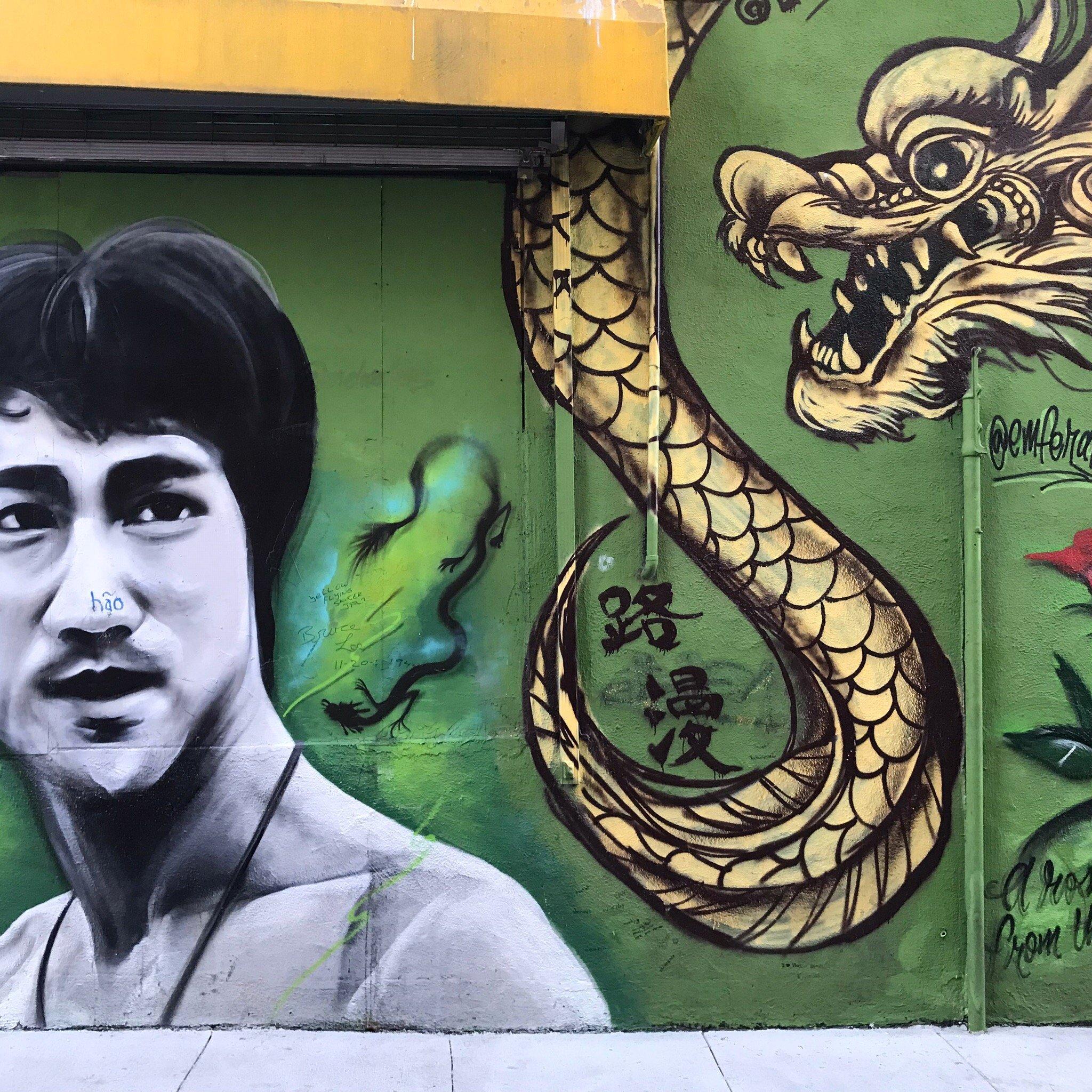 Bruce Lee mural