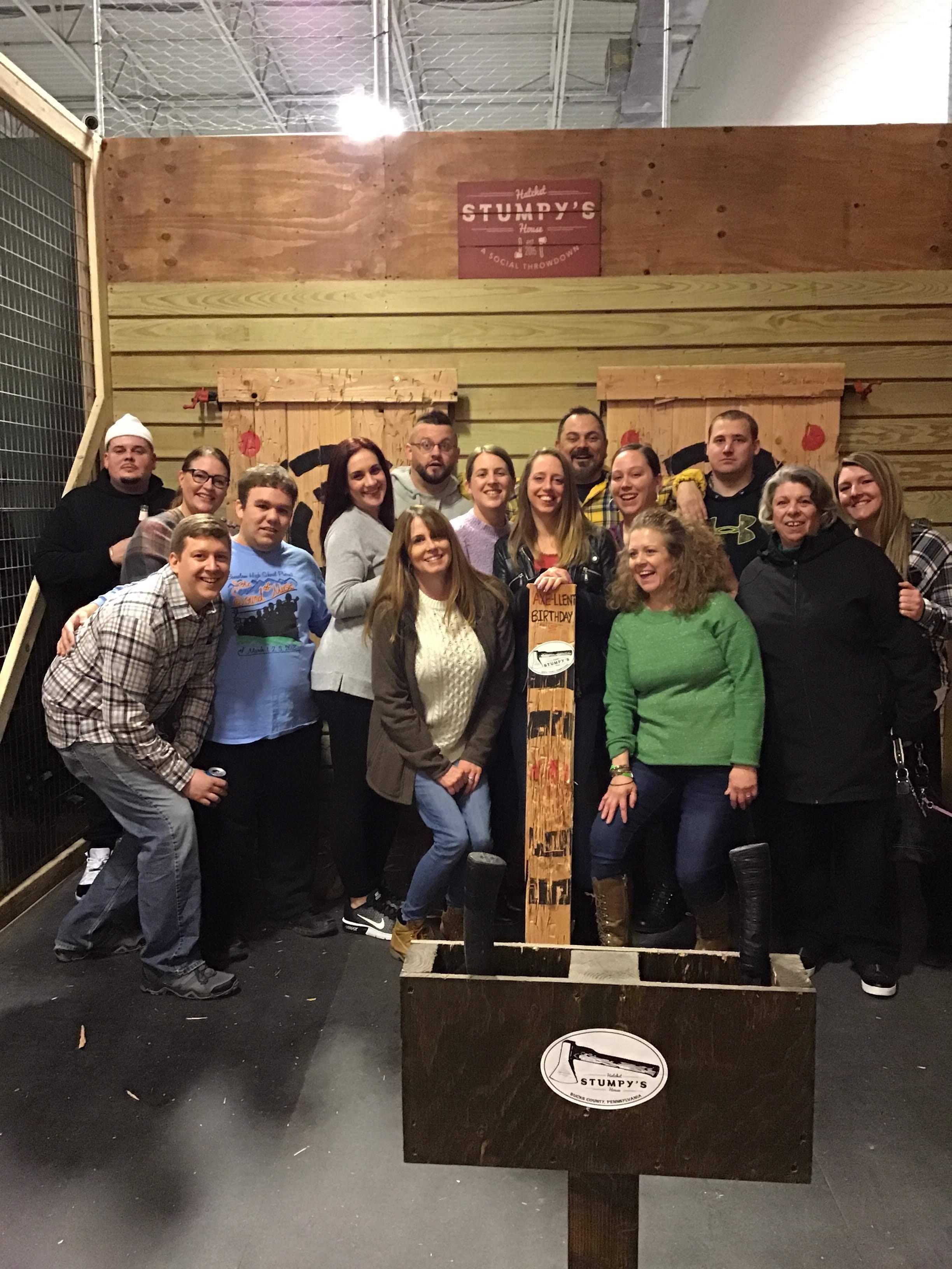 Stumpy's Hatchet House Bucks County - Axe Throwing