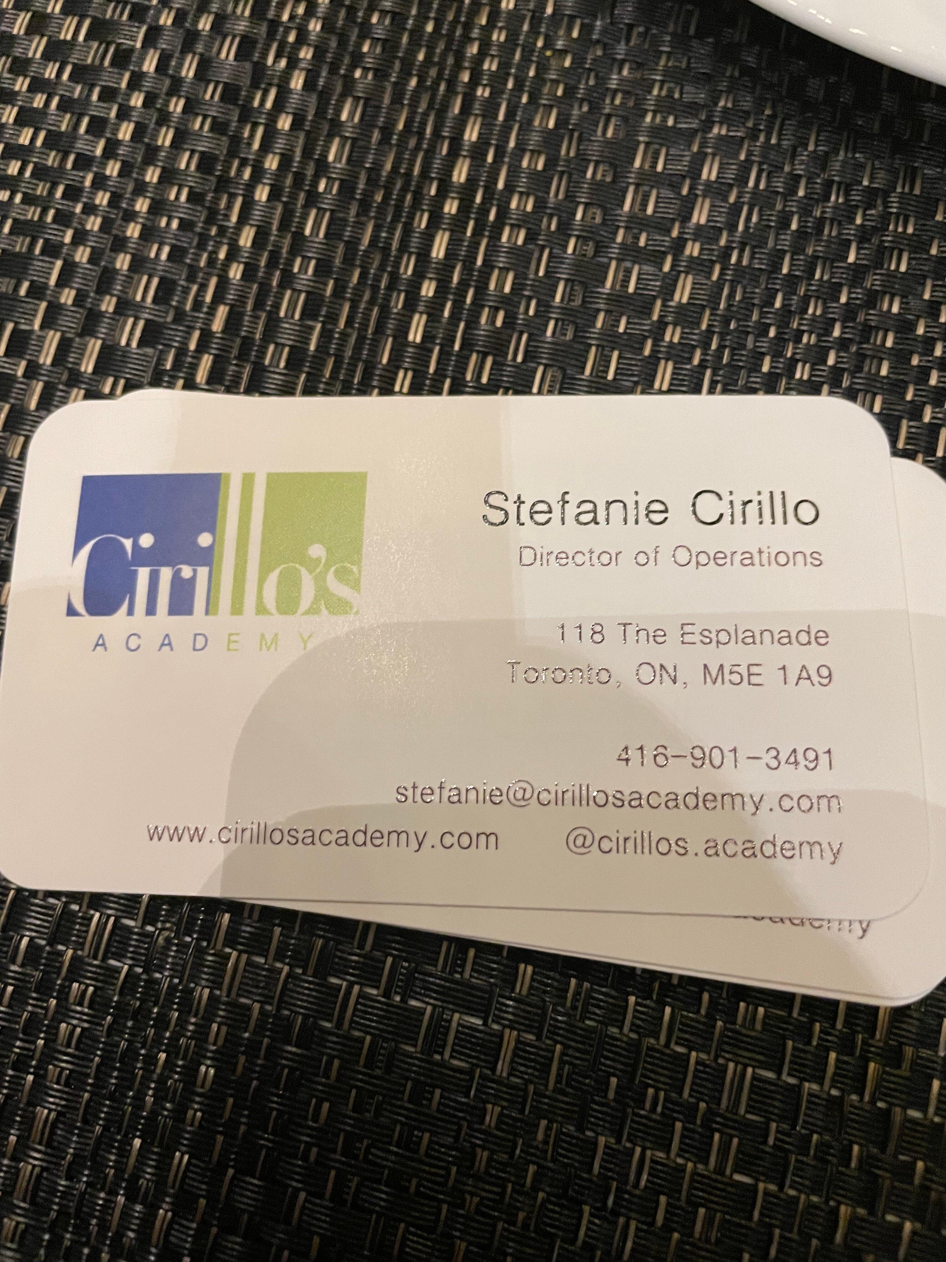 Cirillo's Culinary Academy