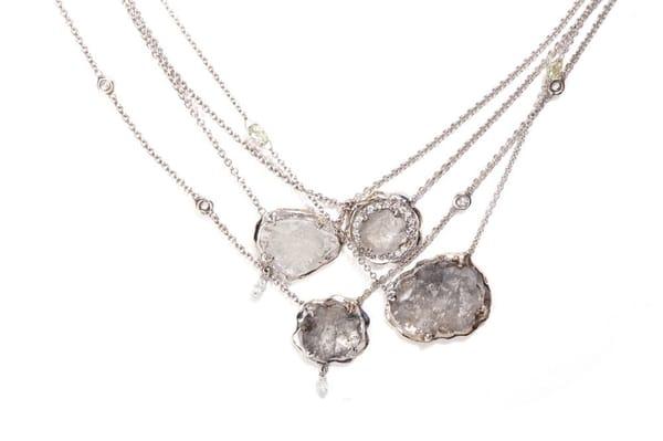 Assorted Diamond Slice Necklaces