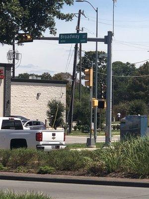 Corner light of Broadway