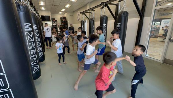 Kids striking class