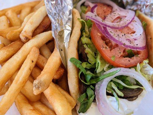 Delivery: Lamb Gyro Platter