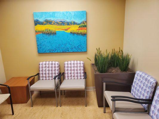 Opthalmology waiting area