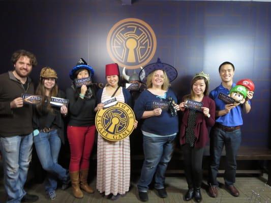 We, Team Bad Math, beat the Hackers room with 14:06 to spare! 2/19/2016.