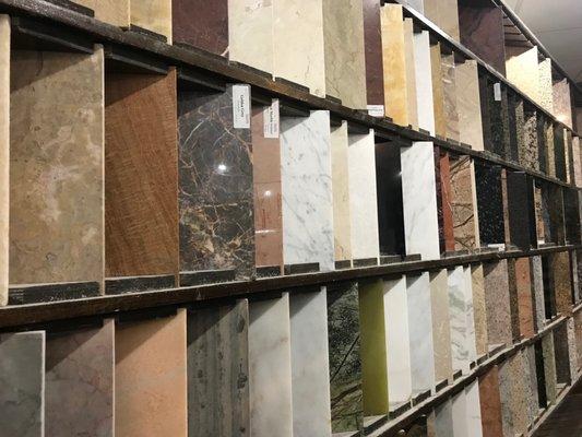 Marble and Granite selection