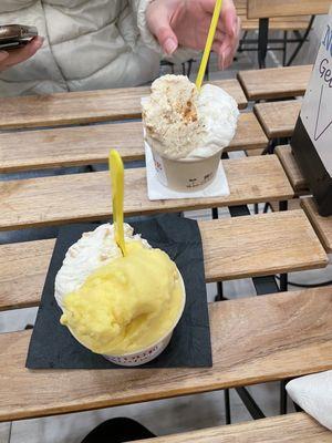 Top: biscoff/halva  Bottom: halva/passionfruit