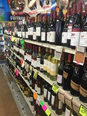 Various wines