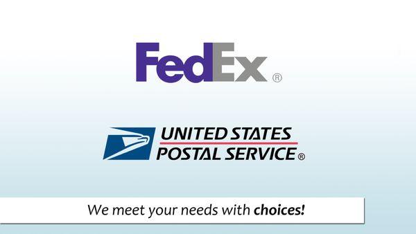 FedEx and USPS; Post Office