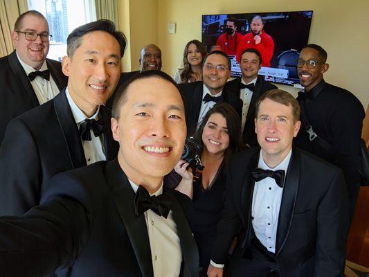 Outfitted my groomsmen in tuxes from The Black Tux. We look good!