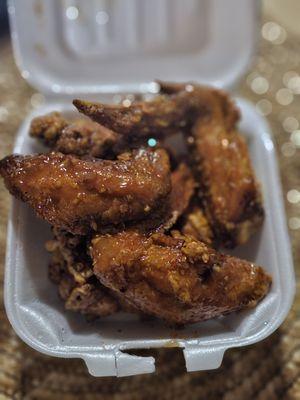 Honey chicken wings