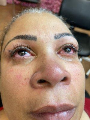 Eyelash Extensions done by Sharifa