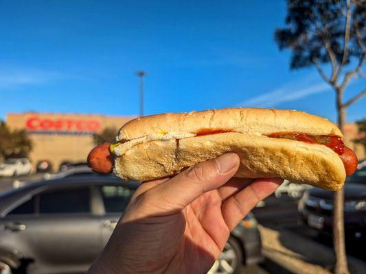 hot dog and soda $1.50