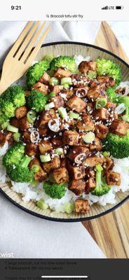 Tofu broccoli