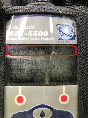 Battery tester showed battery failed the testing. But they put false info in the service request sent back to AAA. Read my review for detail