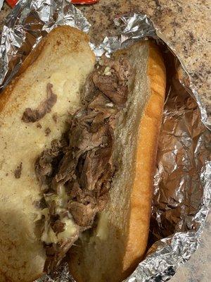 Worst cheesesteak ever!! Don't order from here!