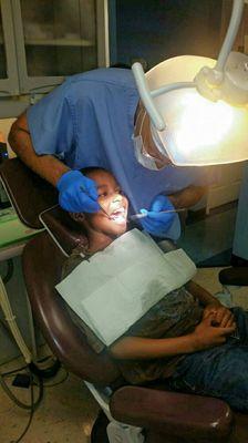 Having fun at the dentist! Turning dream smiles into reality.