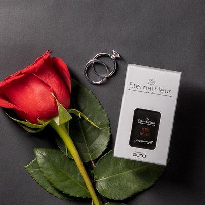 Eternal Fleur Red Rose Home Fragrance Powered by Pura Smart Home Fragrance Diffuser