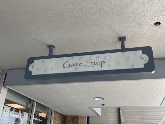 store sign