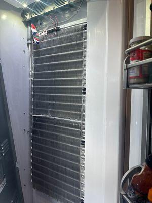 Replace evaporator fan fridge Bertazzoni